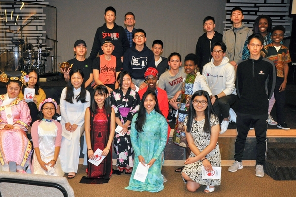 International Students at the Annual Cultural Gala